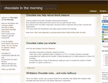 Tablet Screenshot of chocolateinthemorning.com